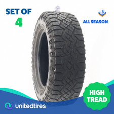 Set Of 4 Used Lt 27565r18 Goodyear Wrangler Duratrac 113110q - 10-1232