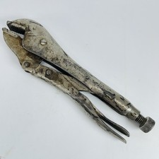 Vintage Peterson Dewitt Vise Grip 10R Locking Straight Jaw Pliers Made In USA 9"