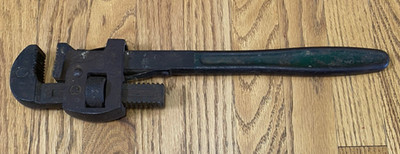 Vintage Stillson Pipe Wrench 18 Erie PA USA 16'' Green Handle