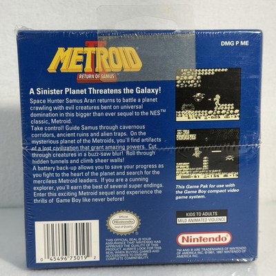 Metroid II: Return of Samus (Game Boy, 1991) for sale online | eBay