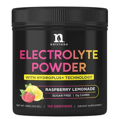 Keto Electrolytes Powder No Sugar - Zero Carb & Zero Calorie Electrolyte Drin...