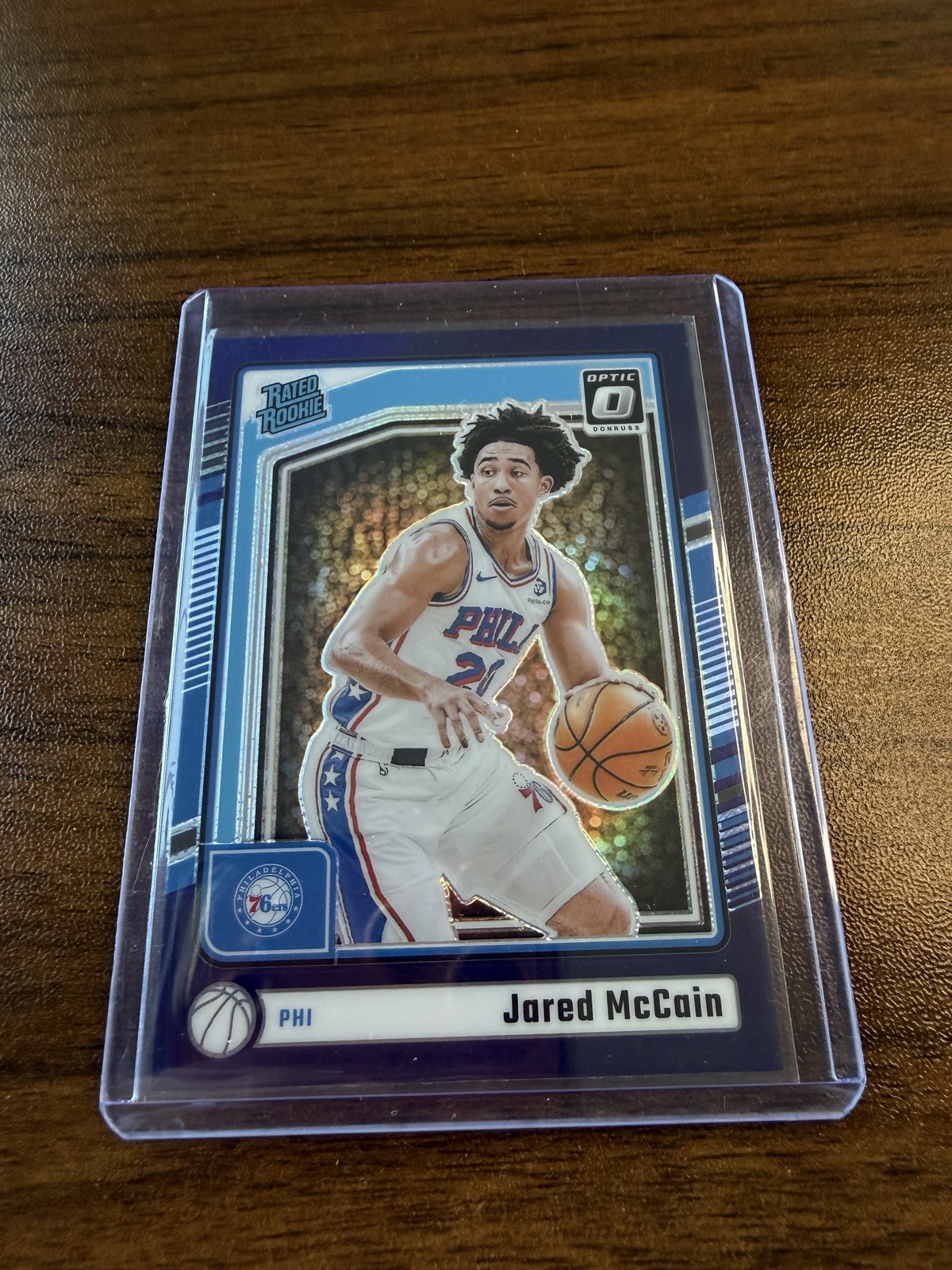 2024-25 Panini Donruss Optic JARED MCCAIN #270 Purple Prizm RC