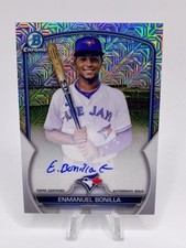 Bowman Chrome Enmanuel Bonilla Mojo 2023 automático #BCMA-EB Blue Jays