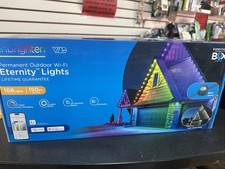 Rozjaśnij Eternity Lights Zewnętrzne światła sznurkowe, 50 stóp, 36 diod LED RGBWIC, Smart