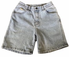 Vintage Lee Women s Size 6L Mom Shorts High Rise Light Wash Denim VF Jeanswear