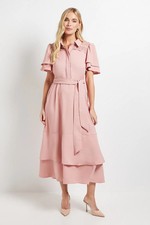 Wallis Pink Shift Dress Womens Occasion Dresses