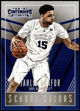 2015 Panini Contenders Draft Picks #18 Jahlil Okafor School Colors Rookie E1