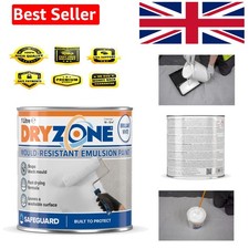 Anti Mould Paint White Emulsion – Mould Resistant for 5 , 10m² - 12m² coverage