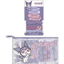 Kuromi Beauty Accessoireset voor kinderen, met etui, pincet, kousenbanden en scr
