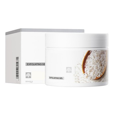 Bioaqua Rice Cream Gel Hydration Clear Skin Fruit Acid Natural Extracts 140g