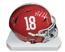 Nick Saban Signed ALABAMA MIDI Size Helmet JSA Witness Proof MidSize Speed Flex