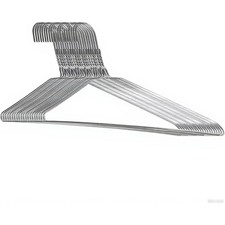 Silver Wire Hangers for Clothes 20 Pack, Shirt Hangers, Coat Hangers for Closet