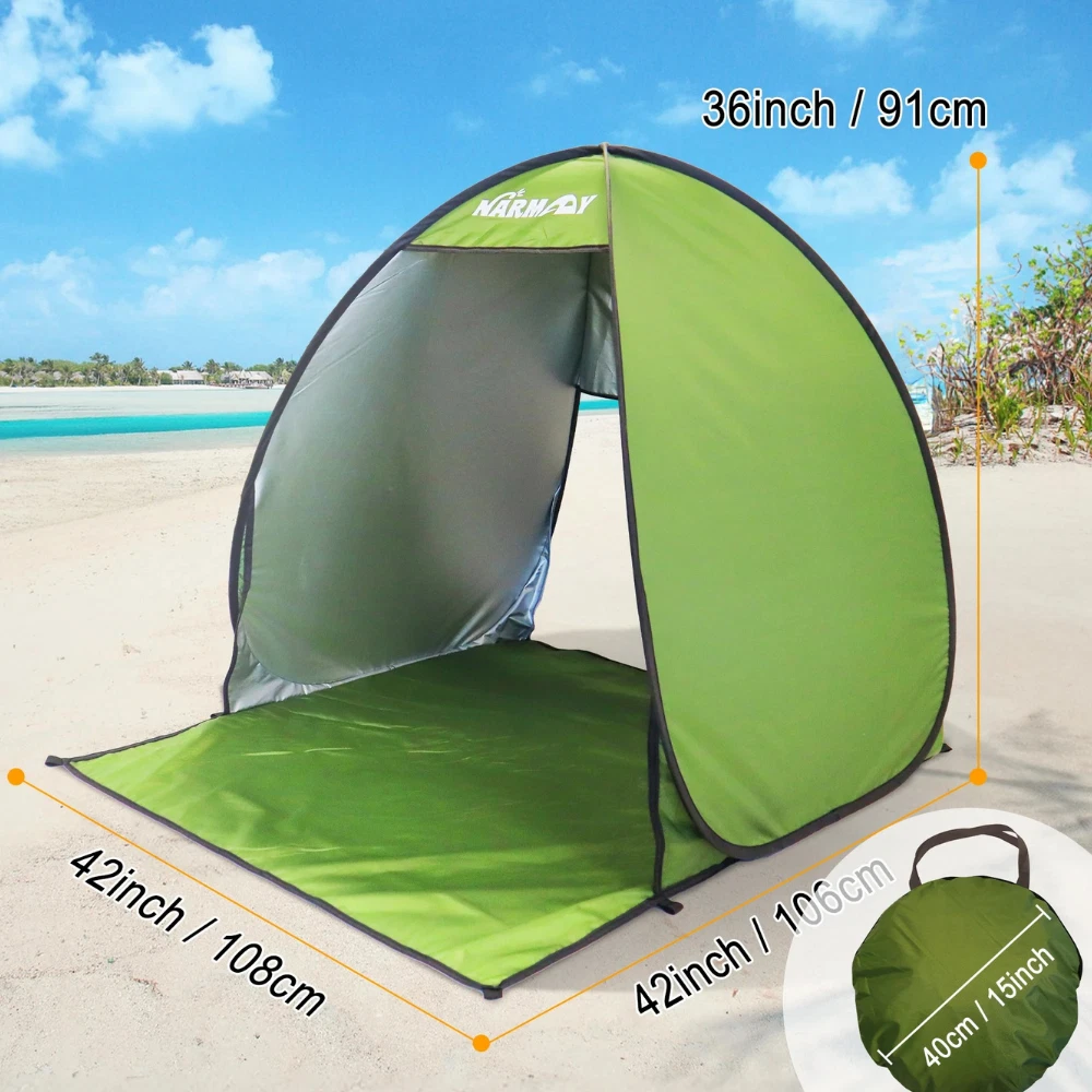 Pop-Up Beach Tent Instant Sun Shade Shelter Waterproof UV Protect Camping Canopy