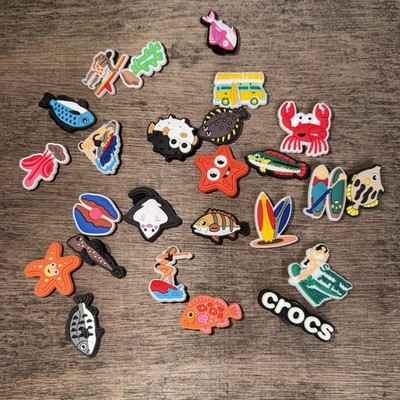 23 - Piece Beach Vibe Shoe Charm Set Jibbitz