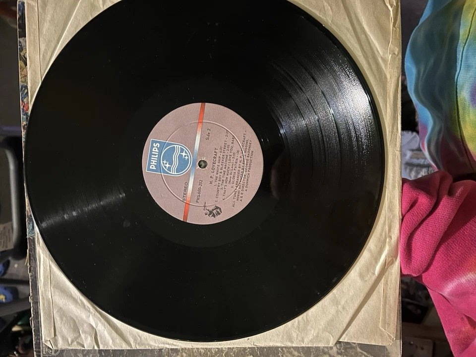 H. P. Lovecraft Vinyl Record Album by Philips Foto 3 de 4