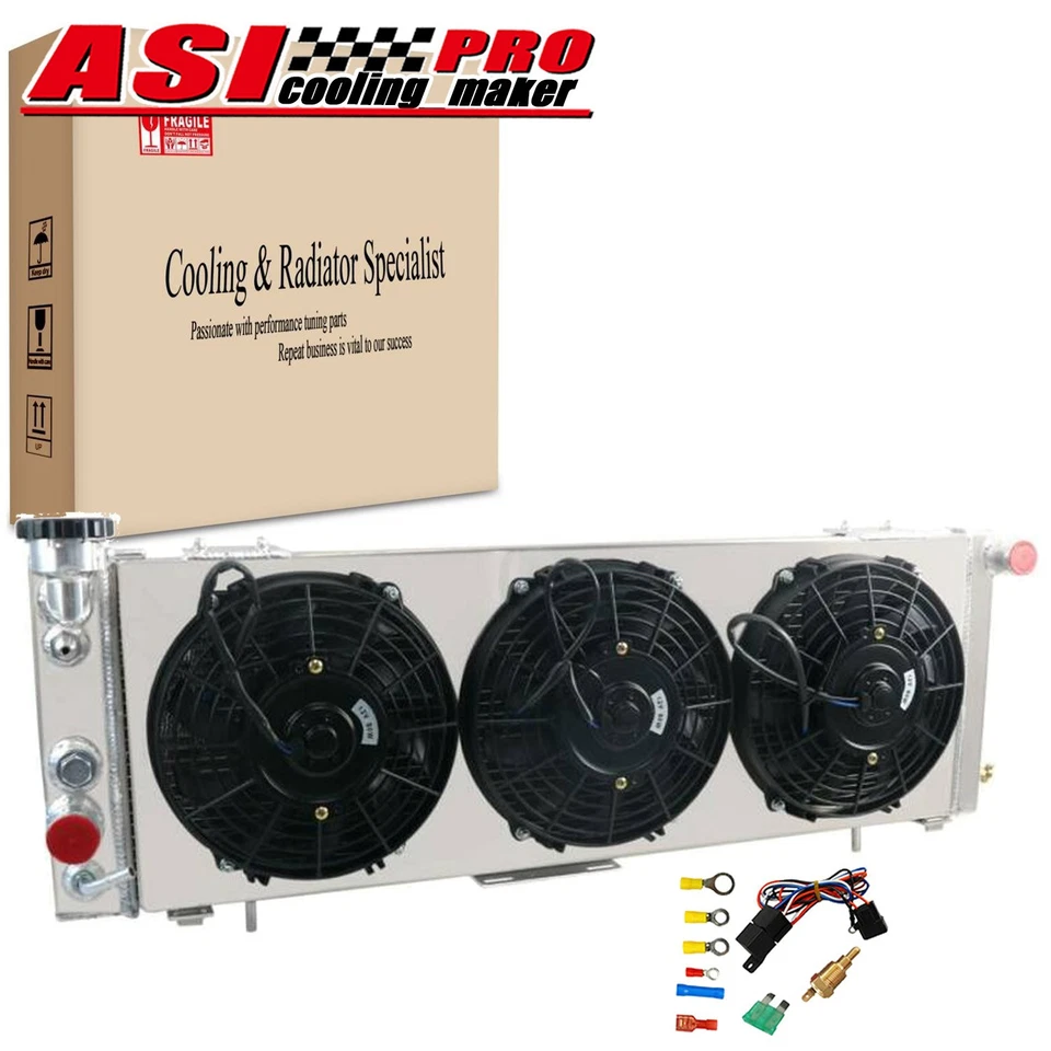Radiator+Shroud Fan Fits 1991-2001 Jeep Cherokee XJ Comanche L4/L6 Off Road 4.0L - Изображение 3 из 4