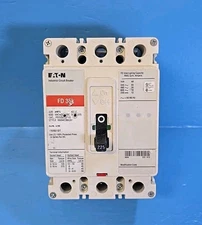 EATON FD3225BP10 225A 600V 3Pole FD 35k Circuit Breaker