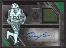 2019 Panini Majestic Football Card JERSEY AUTO #MMA-QE Quincy Enunwa 42/99