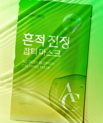 DEWYTREE Ac Deep Trace Soothing Mask 10 Sheets Korean Facial Mask