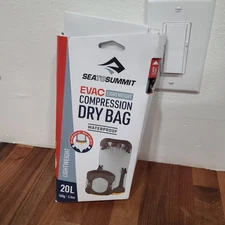 Sea To Summit EVAC Compression Dry Bag WATERPROOF 20L 160g 5.6oz LIGHTWEIGH OPEN