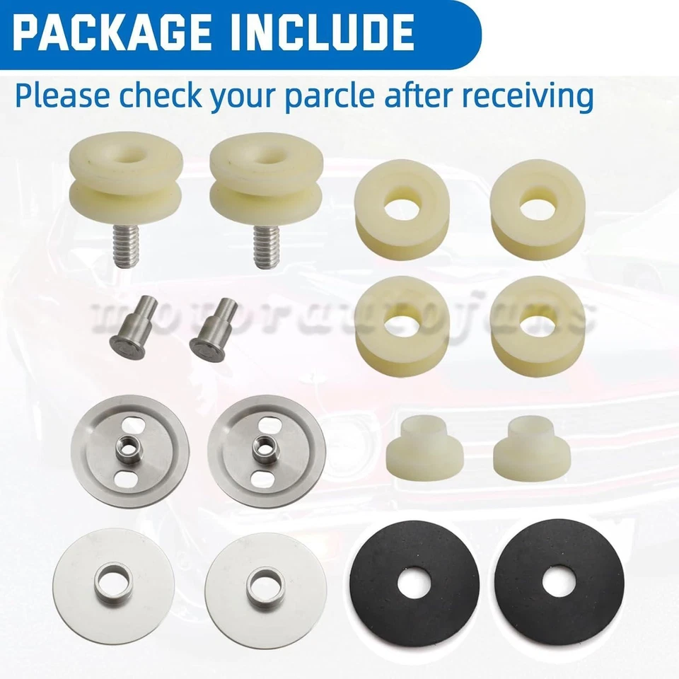 For 68-72 GM A body Window Roller Rear Quarter Glass Set Buick GTO Chevelle 442 Foto 3 de 4