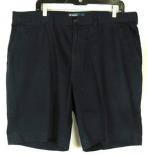 Polo Ralph Lauren 100 Cotton Navy Blue Vintage Prospect Chino Shorts Men's 38