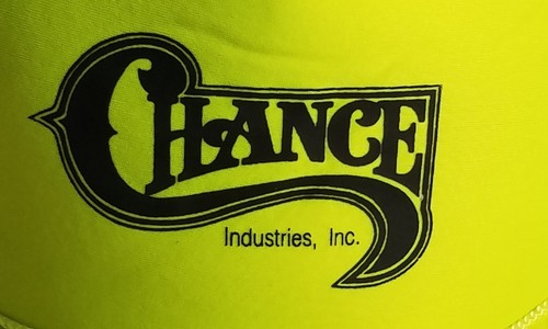 Vintage Chance Industries, Yellow Snapback Mesh Truckers Hat. Needs Cleaning. - Picture 2 of 4
