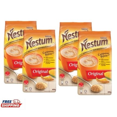 Nestum 450g x 4   Instant Cereal Drink with Milk & Grains for Energy