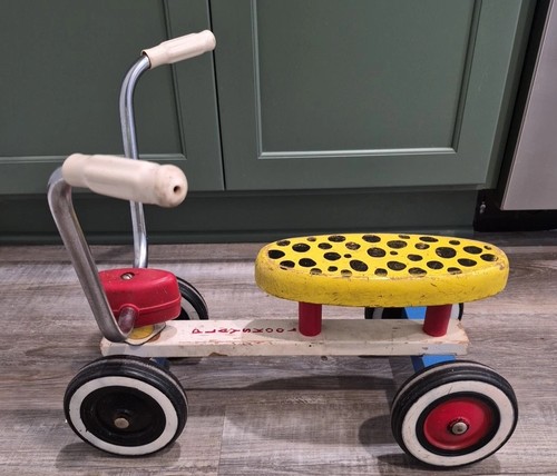 Vintage 1960-1970 Wooden Playskool Tyke Bike
