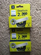 (Lot Of 2) Phillips Norelco 360 OneBlade Replacement Blades (2 Pack)