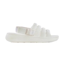 Big Kid's and Little Kid's UGG Sport Yeah Slide White 1129050K-BRWH