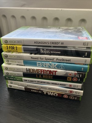 Xbox 360 Spiele Konvolut Restposten 9 Spiele die meisten mit Anleitungen