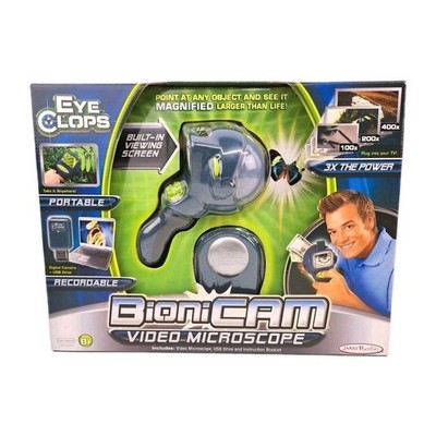 EyeClops BioniCam Bionic Eye Video Microscope by Jakks Pacific 3X Zoom Kids