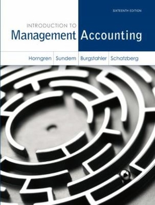 Introduction to Management Accounting Hardcover