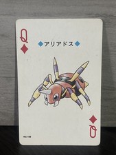 Ariados Pokémon Playing Card GOLD Ho-oh Back Nintendo JAPAN #168