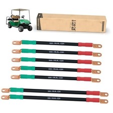 Golf Cart Battery Cables for 36v  48v EZGO TXT 1994-UP, AC/DC Wire 4 Gauge