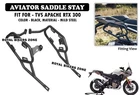 Fit For TVS Apache "RTX 300 Black Aviator Saddle Stay"