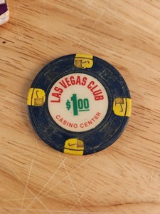 vintage poker chip
