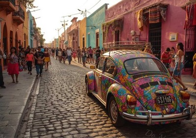 Volkswagen Beetle A4 Photo - Vintage Automotive Art -038