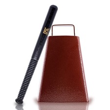 Epic Creations Cow bell with Handle-7 Inch Cow Bell Noise Maker, Cowbell Beat...