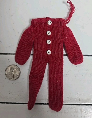 Vintage Miniature Christmas Theme Winter Clothing/Ornaments, Decor, Doll House - Afbeelding 6 van 17