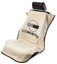 1Pc Seat Armour SA100COR4T Corvette Car Seat Towel - Tan