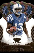 2013 Panini Crown Royale - T.Y. Hilton #89 Bronze Die-Cut Crown