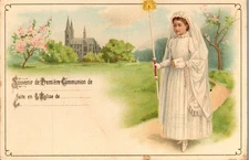 RELIGION THEMES old postcard [DTZ-14822]