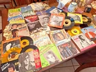 82 45's N picture sleeves. Elvis ELO QUEEN HAGAR AT