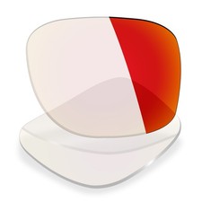 Replacement Lenses for RayBan Meta Wayfarer RW4006 50mm Eclipse Red Photochromic