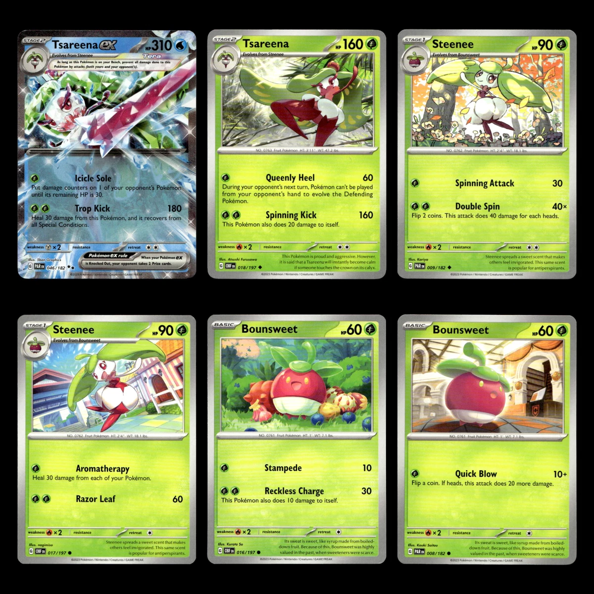 Tsareena Ex Pokémon TCG Cards for sale