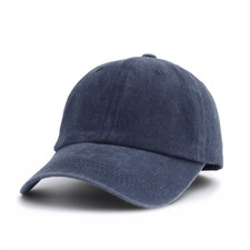 Classic Baseball Cap Solid Color Vintage Wash Casual Soft Stylish Adjustable Cap