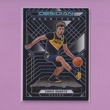 2021-22 Panini Obsidian Magnitude Purple #24 Chris Duarte RC Rookie SN /75