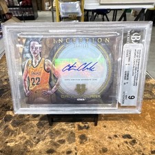 Topps Bowman Inception Caitlin Clark Auto /100  Top Of The Class BGS 9 